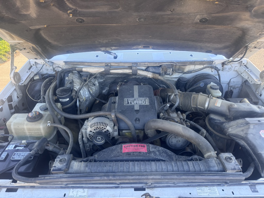 The 7.3 Powerstroke engine bay