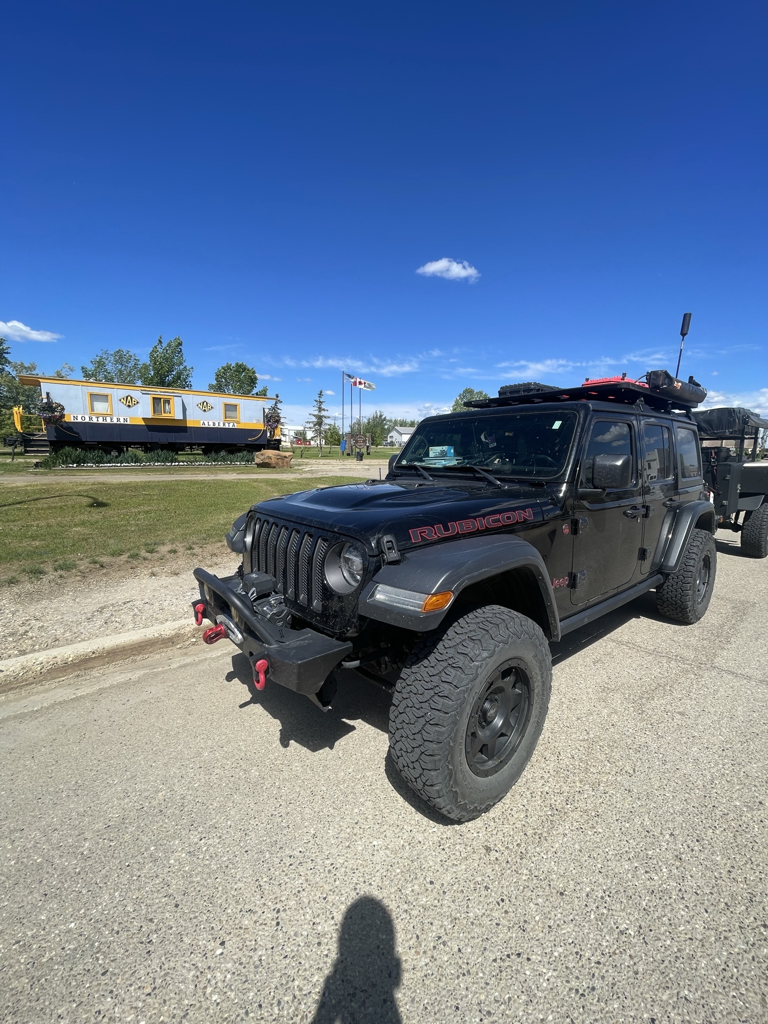 The Wrangler on a trail in the Eastern Sierra